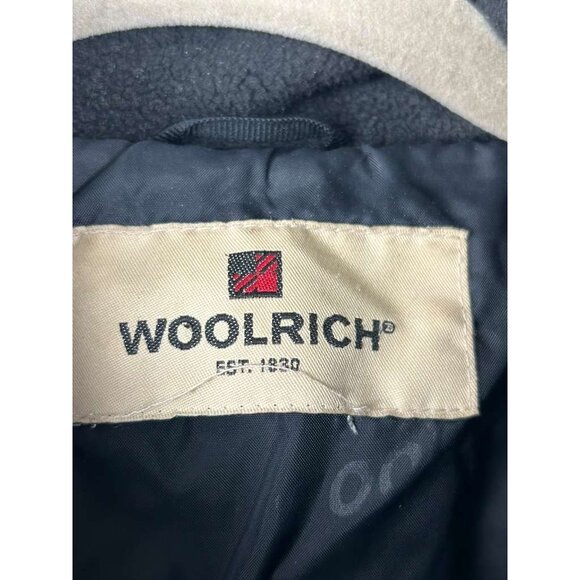 Woolrich Women's Large Full Zip 100% Wool Jacket With Pockets Olive Heather - Picture 3 of 12